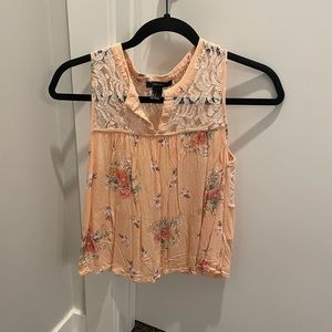 Pink Floral Tank